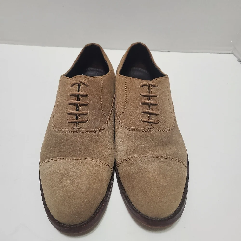 Bloomingdale's The Men's Store Lace Up Cap‎ Toe Dress Shoe 100% Exclusive Size 8